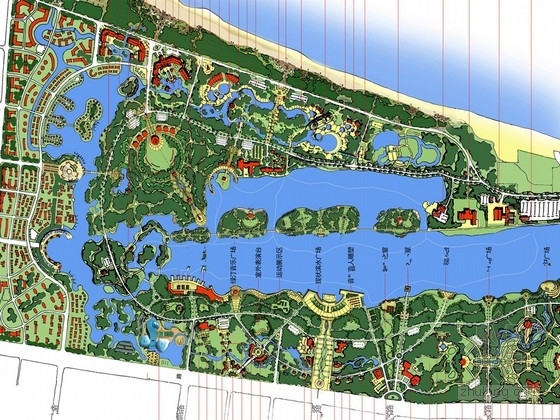 水上乐园结构图资料下载-[日照]海洋文化水上乐园景观设计方案