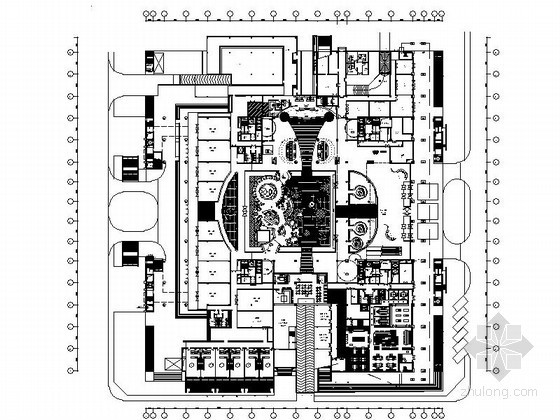 伦敦公园大道洲际酒店资料下载-[青岛]某十七层洲际大酒店建筑方案图