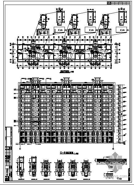 建筑住宅计算书资料下载-[学士]某高层综合住宅毕业设计(含计算书、建筑结构设计图)