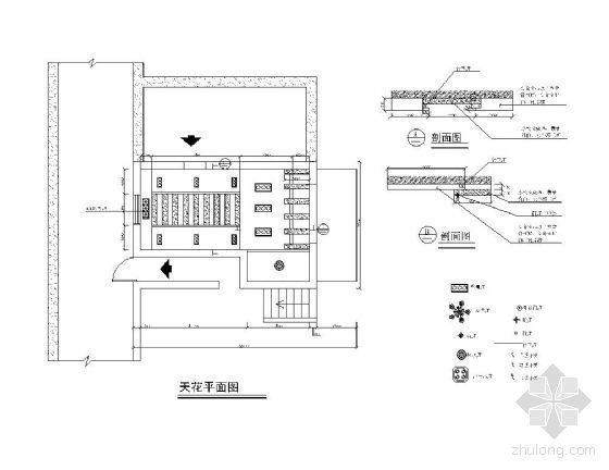 家装节点剖面详图资料下载-家装吊顶详图2