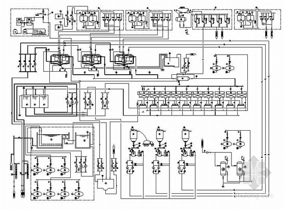中水处理系统CAD资料下载-中水回用深度处理控制系统图