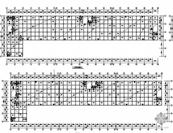 40多米框架结构厂房施组资料下载-5层框架结构厂房结构图