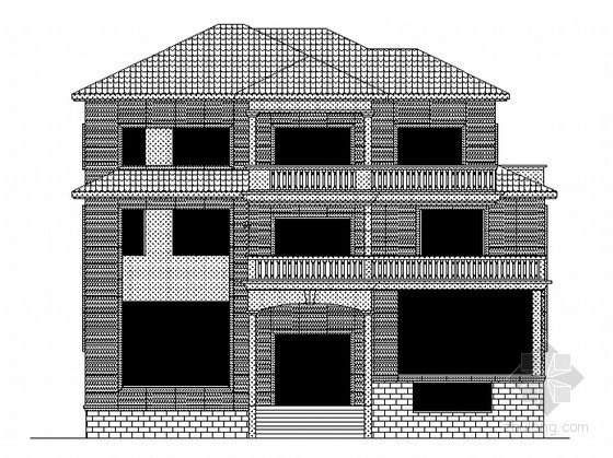 别墅石材方案资料下载-某三层别墅石材幕墙设计方案