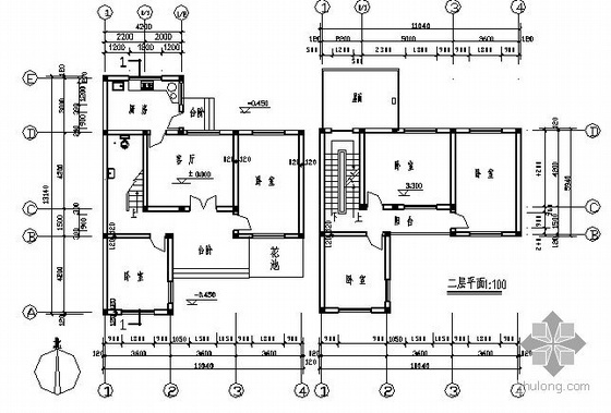 某农村节能住宅建筑方案图-3