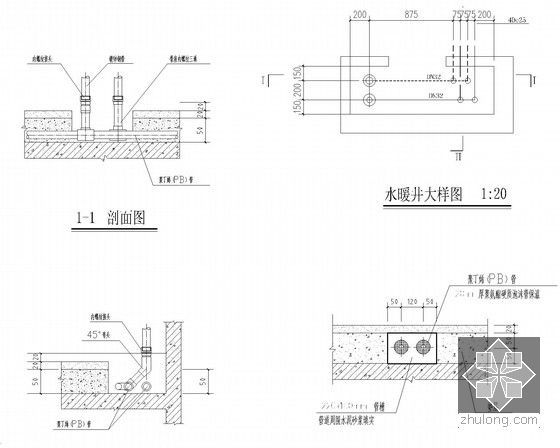 [北京]住宅安置工程散热器采暖通风系统设计施工图（含幼儿园）-大样图