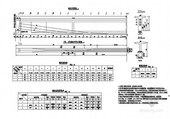 T梁上部结构资料下载-30m预制T梁上部预应力钢束布置节点详图设计