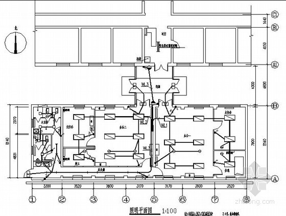 办公室装修布线图资料下载-某医院办公室装修工程电气全套图纸