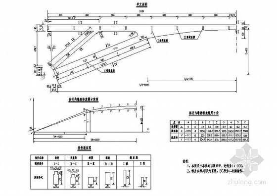 机耕桥设计图纸规范资料下载-预应力桥成套cad设计图纸