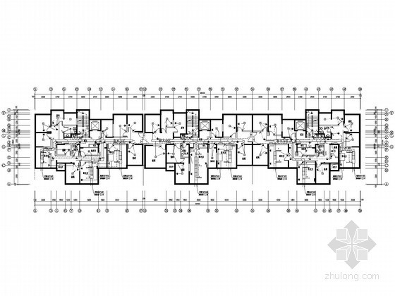 小区建筑施工图图纸全套资料下载-[新疆]小区住宅建筑群全套电气施工图纸125张（含地下室、高层住宅）
