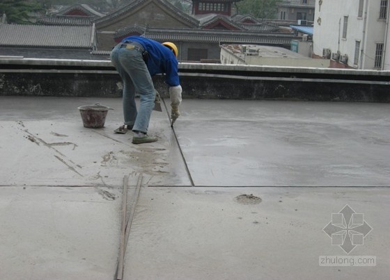 住宅小区屋面防水施工工艺（SBS防水卷材）- 