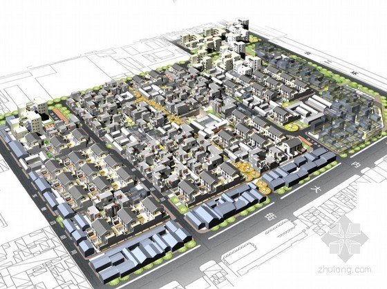 陕西住区规划文本资料下载-[学生设计]住区规划与住宅设计