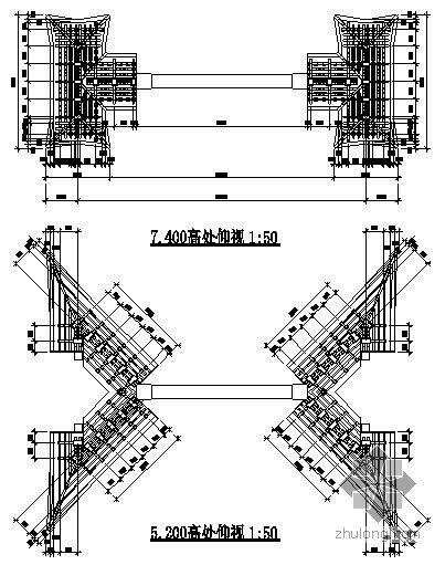 某古建牌坊建筑施工图-3