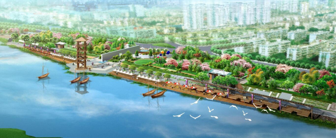 [甘肃]某河城区段生态环境整治工程景观规划设计.rar-效果图2