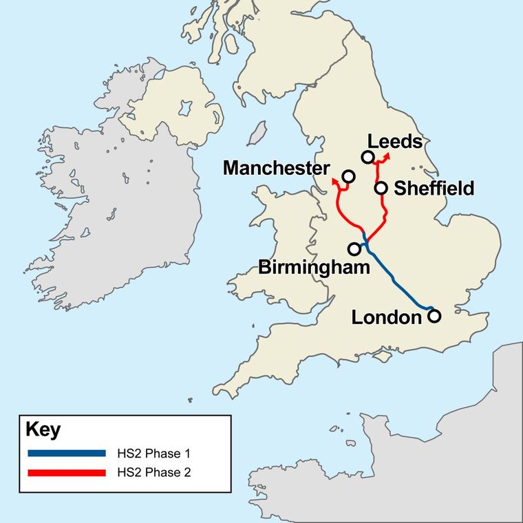 英国国城市公园资料下载-17个月就拆了个废弃站台，英国高铁建设被嘲蜗牛速度