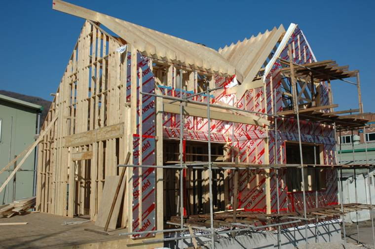 中式木亭的结构资料下载-轻型木结构墙体和屋盖（PPT，34张）