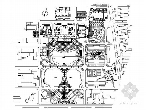 航天航空大学新校区规划图资料下载-某大学校园规划图