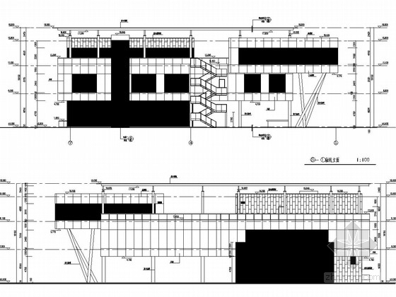 7米跨轻钢屋架施工图资料下载-[常州]三层钢框架结构售楼处结构施工图（含建筑图 计算书）