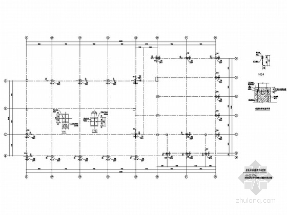 四坡五脊钢结构施工图资料下载-[四川]轻型钢结构屋盖结构施工图