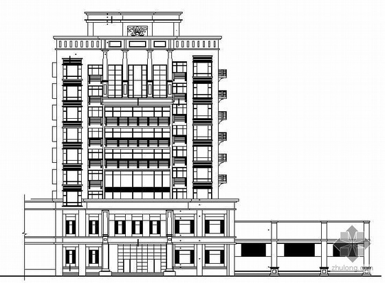 双塔办公建筑总图资料下载-[深圳市中心区]某地块住宅楼群建筑结构设计施工图（含总图）