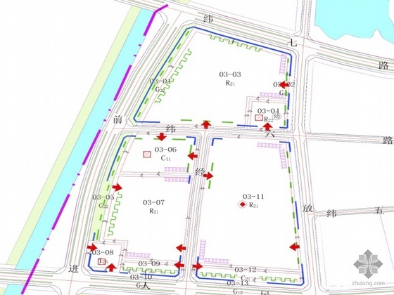 地块详细控制性规划资料下载-[宿豫县]某镇中心镇区控制性详细规划