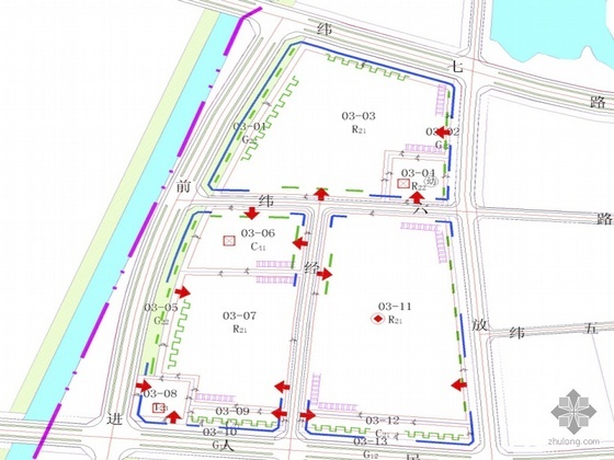 西安市规划局控制性详细规划资料下载-[宿豫县]某镇中心镇区控制性详细规划