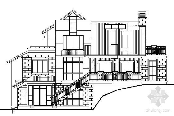 某三层C型别墅建筑方案图资料下载-某三层别墅（C1型）建筑方案图