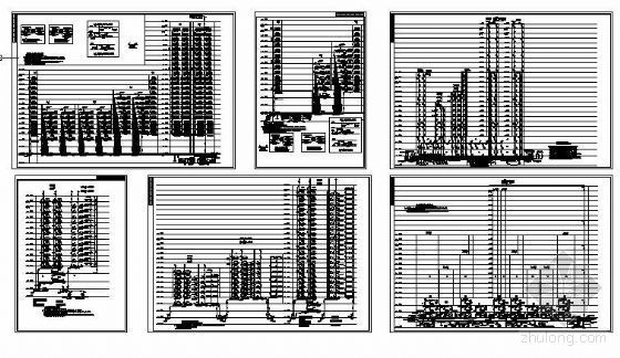 住宅给排水系统cad图资料下载-某住宅给排水消防系统图