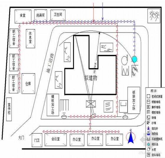 环状阀资料下载-郑州某综合教学楼施工组织设计（3层 框架结构）