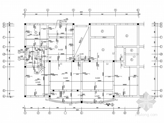 老虎窗配筋图资料下载-六层砌体结构住宅楼结构施工图