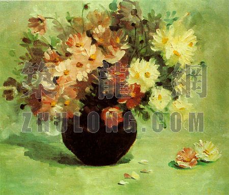 装饰花卉油画资料下载-油画003
