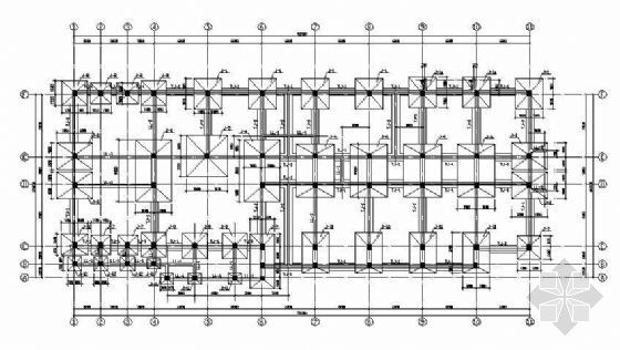 建筑框架施工图纸资料下载-某商住楼框架结构施工图纸