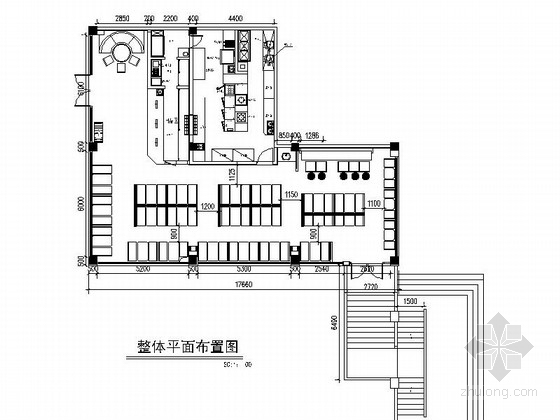 壹阶层多国风味餐厅资料下载-[厦门]某中式风味餐厅室内装修施工图