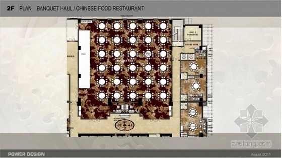 [内蒙古]超奢华五星级大酒店室内装修方案-二层