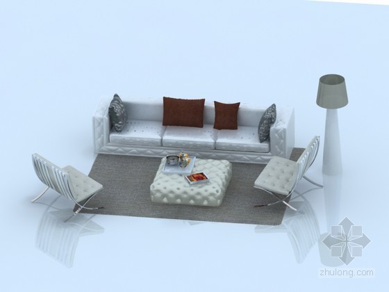 洁净烘箱资料下载-洁净沙发3D模型下载