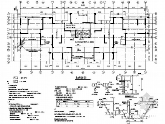 一层花园住宅资料下载-[安徽]30层剪力墙结构名郡花园住宅结构施工图
