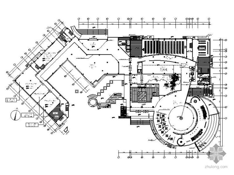 尚赫集团生产研发基地资料下载-某集团研发基地办公楼装修图（含实景）