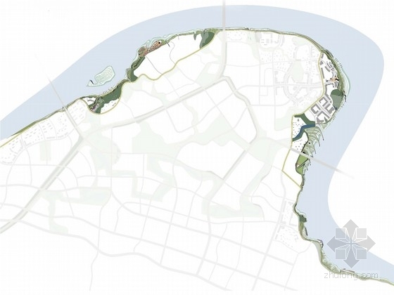 重庆融汇半岛滨江资料下载-[重庆]生态滨江道路景观规划设计方案