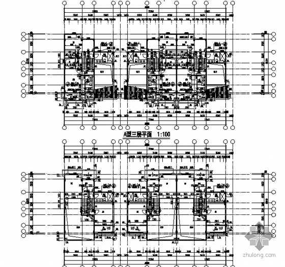 [南京]某海岸项目叠院拼接型别墅建筑施工图（D1、D5、D6、D7型）- 