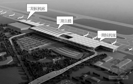 飞机场候机大厅施工图资料下载-[江苏]机场扩建工程钢结构施工组织设计(技术标 附图丰富)