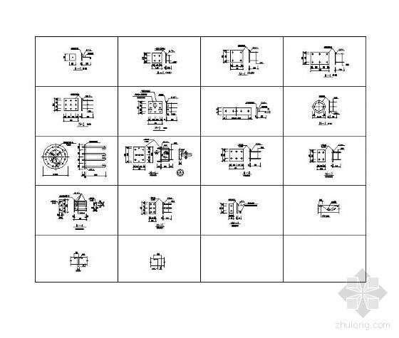 中南标11zj001图集资料下载-预埋件图(中南设计院通用图)