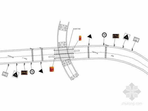 架桥机施工布置图资料下载-[重庆]互通立交匝道桥T梁架设上跨道路施工交通组织方案（含CAD图）