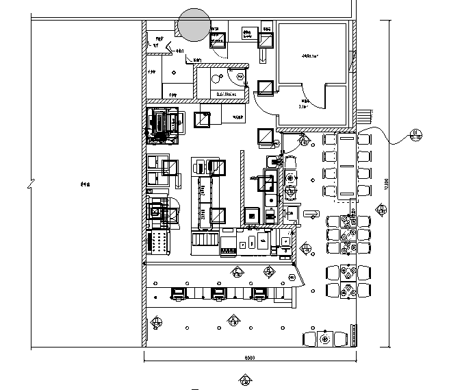 汉堡王厦门机场T3航站楼店施工图&预算&结算&设计相关-平面索引图