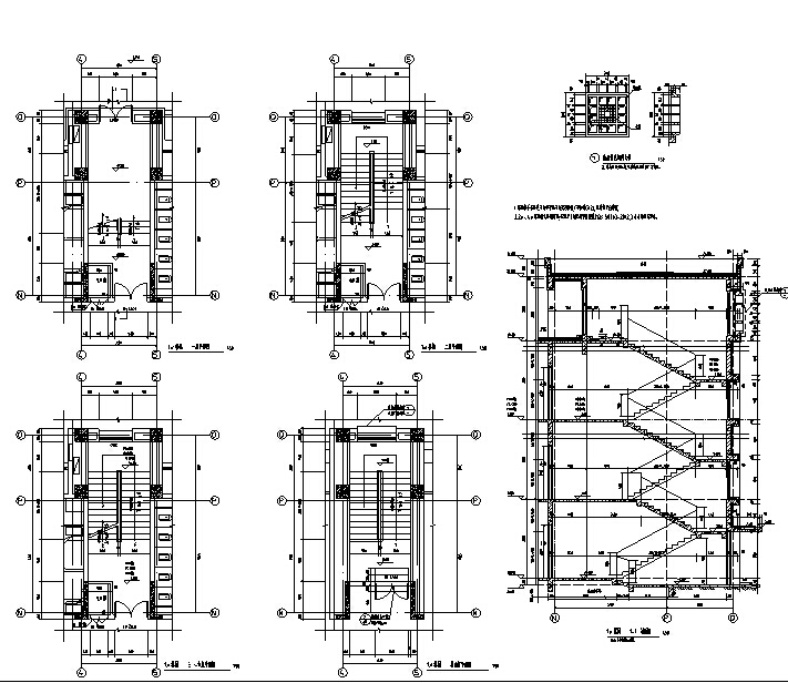 [安徽]16年最新宿舍、行政楼、教室等建筑施工图（含结构电图纸）-16年最新宿舍、行政楼、教室等功能建筑