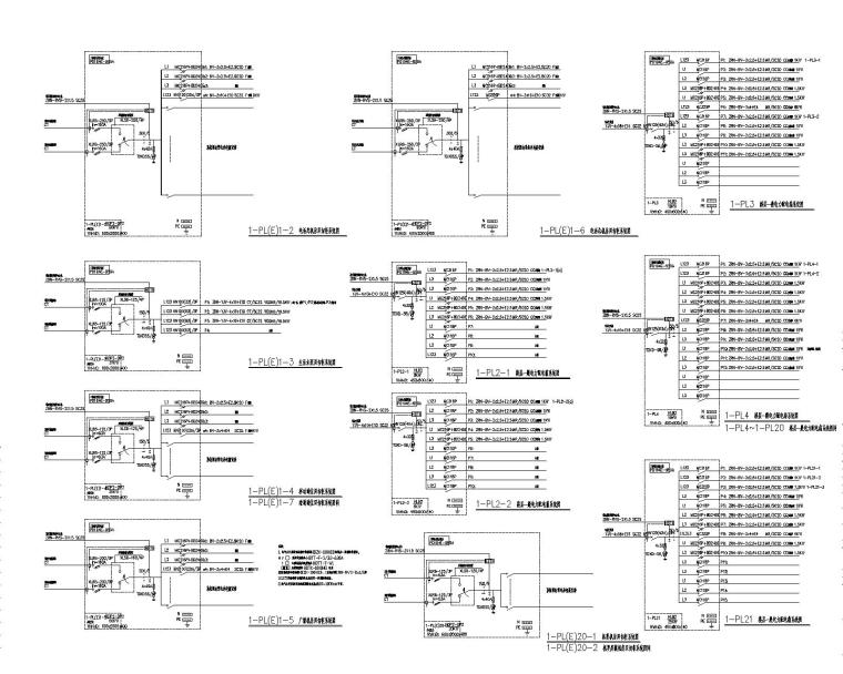 [江苏]启东市党员干部学习教育中心电气设计图纸大全（含各种系统图）-配电系统图