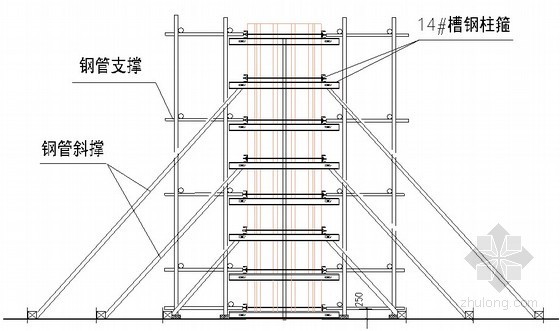 框架结构体育馆模板施工方案（配节点做法图）- 