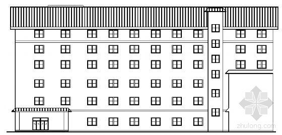 常华大酒店一层施工图资料下载-某九层大酒店建筑施工图