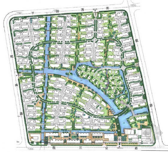 上海生态社区全套规划方案资料下载-[上海]8号地块景观修建性规划方案