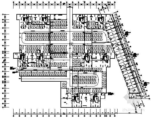 大型地下室电气施工图纸（车库、设备房、商铺）- 