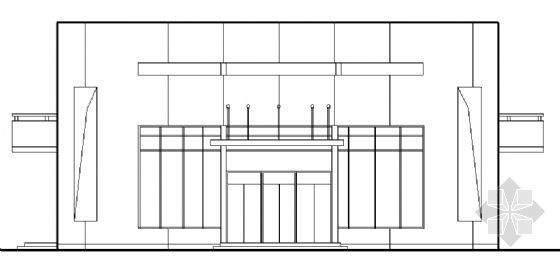 二层半建筑施工图图纸资料下载-二层食堂建筑施工图