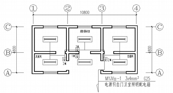 化工电气竣工验收资料资料下载-某矿井爆破材料库电气施工图